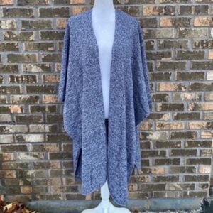 Babaton Womens Sweater Cape - Size S/M, Black and White, 80% Wool 20% Cashmere